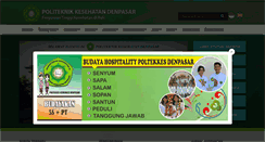 Desktop Screenshot of poltekkes-denpasar.ac.id